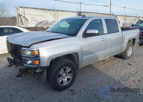 2015 Chevrolet Silverado 1500 1Lt из США, поврежденный, VIN 3GCUKREH1FG304604